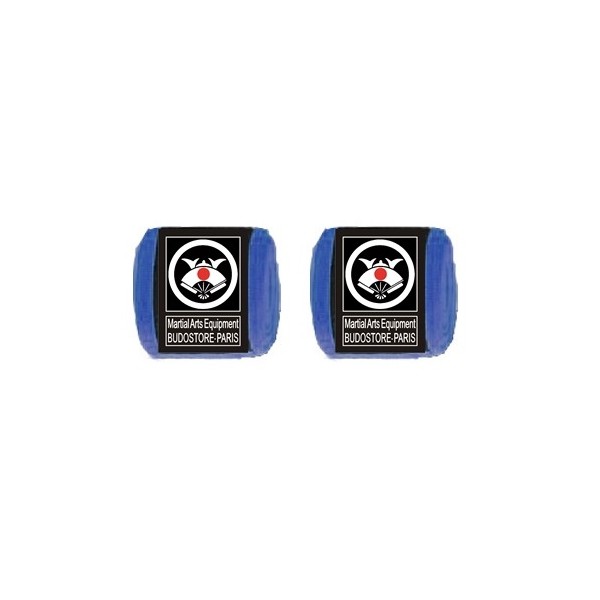 Bandes de boxe coton élastique (la paire) - 2,5 m - BLEU