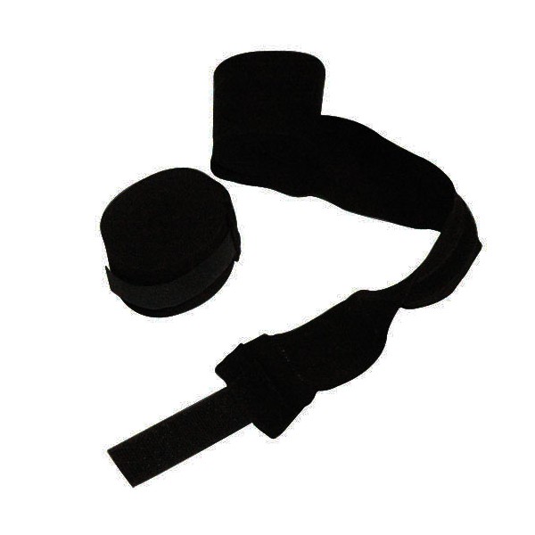 Bandes de boxe coton élastique (la paire) - 4,5 m - NOIR