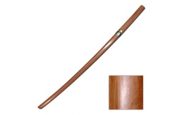 Bokken haute qual., sabre bois, 102 cm - Isu No Ki JAPON (sans tsuba)