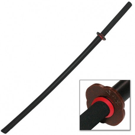 Bokken modèle mousse, sabre en bois recouvert de mousse, 102 cm