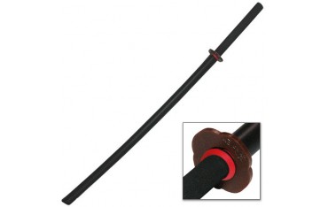 Bokken modèle mousse, sabre en bois recouvert de mousse, 102 cm