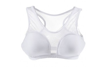 Protège poitrine, brassière en lycra avec 2 coques