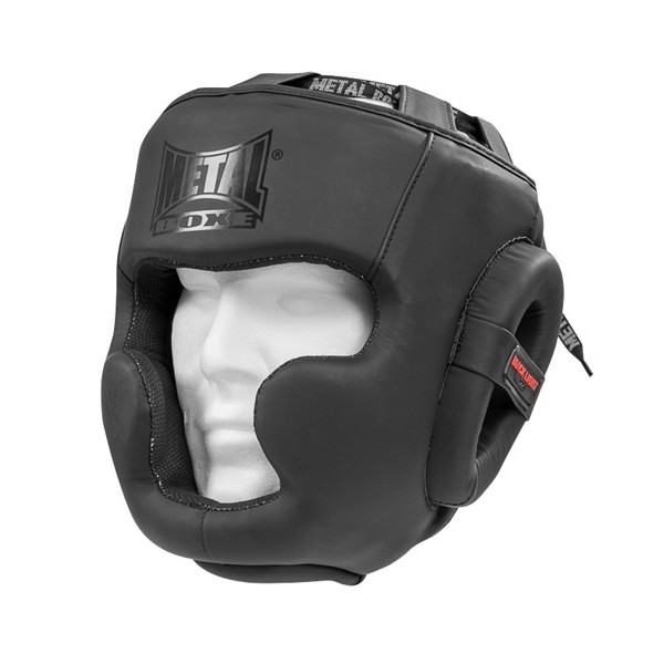 Casque intégral Pro Entraînement MB en Curtex, Sénior - NOIR MAT