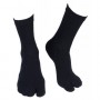 Chaussettes / Tabi en nylon élasthane, taille unique - NOIR