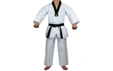 Tenue Taekwondo col noir