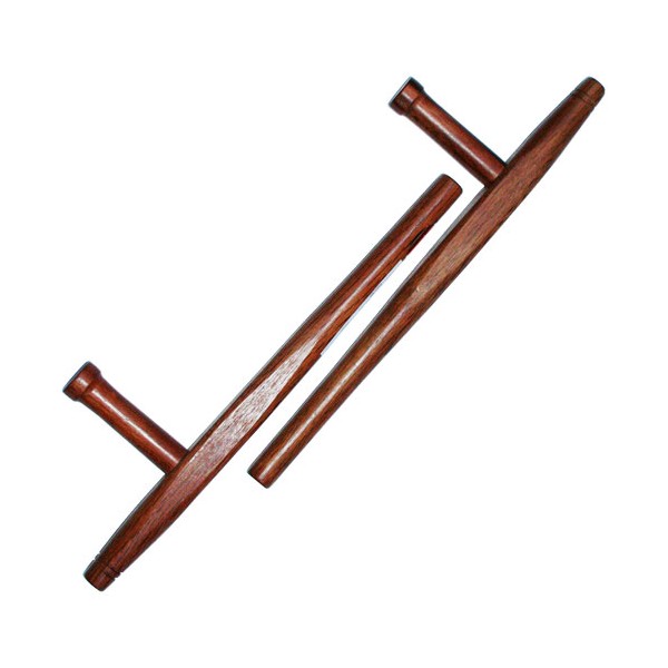 TONFA rond, 50 cm - Chêne rouge verni - La paire