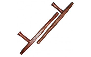 TONFA rond, 50 cm - Chêne rouge verni - La paire