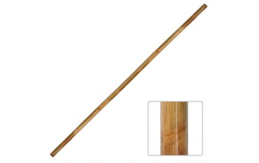 BO, bâton 180 cm (diam. 2.5 cm à 3 cm) - Rotin avec écorce
