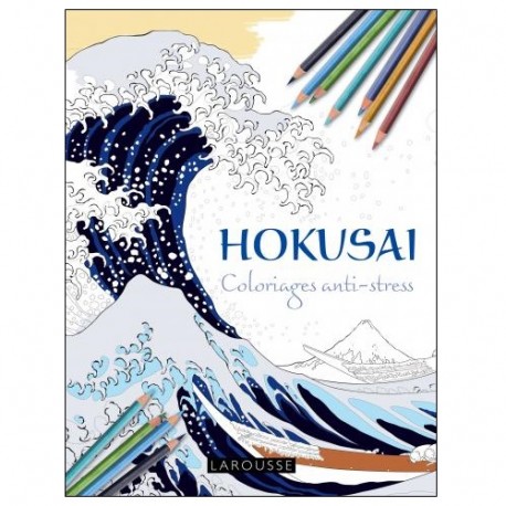 Hokusai Coloriages anti-stress