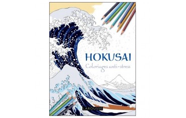 Hokusai, coloriages anti-stress