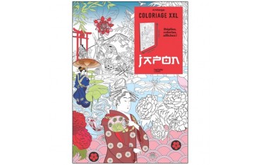Japon, coloriage XXL, poster (art thérapie) -