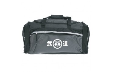 Sac de sport Budostore "New" 62x32x29cm, 29L, polyester - Noir & Gris