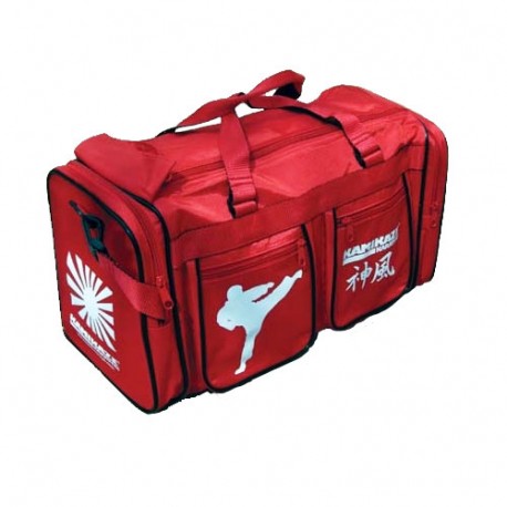 Sac de sport Kamikaze 63 x 26 x 30 cm, nylon - Rouge