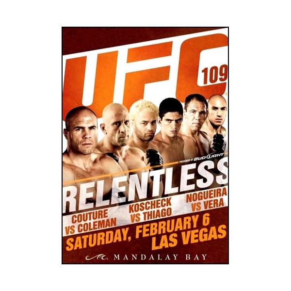 UFC 109 - Couture/Coleman Marquart/Sonnen Serra/Trigg ( 2 DVD )