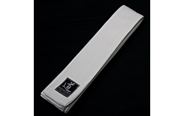 OBI coton, 6,3 cm de large, longueur 350 cm, BLANC - Japon