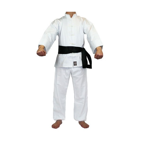 Tenue classique KUNG-FU & TAICHI, T 1/150 - 35%coton/65%poly BLANC