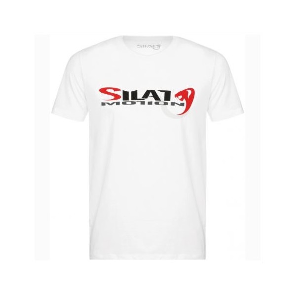 Tee-shirt SILAT MOTION "Cobra White", 100% coton bio, T. S - BLANC