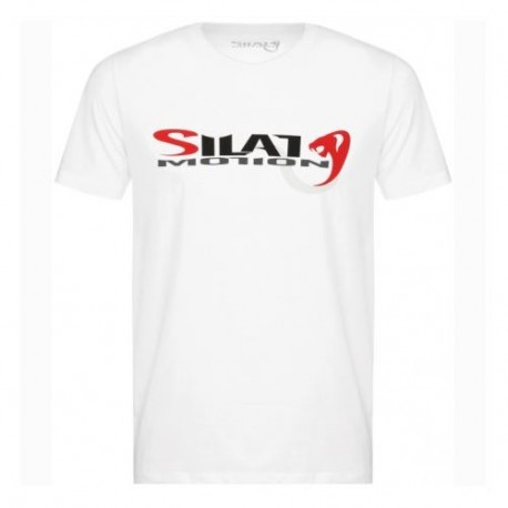 Tee-shirt SILAT MOTION "Cobra White", 100% coton bio, T. S - BLANC