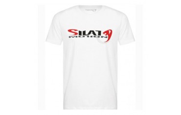 Tee-shirt SILAT MOTION "Cobra White", 100% coton bio, T. S - BLANC