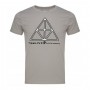 Tee-shirt SILAT MOTION "Triangle", 100% coton bio, T. S - GRIS