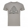 Tee-shirt SILAT MOTION "Triangle", 100% coton bio, T. S - GRIS