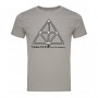 Tee-shirt SILAT MOTION "Triangle", 100% coton bio, T. XL - GRIS