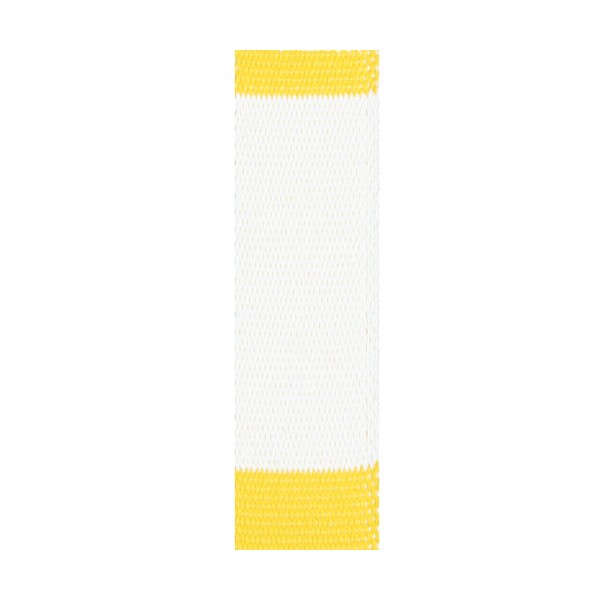 Ceinture sangle bicolore JUDO enfant - BLANC/JAUNE