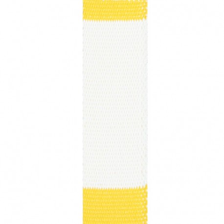 Ceinture sangle bicolore JUDO enfant - BLANC/JAUNE