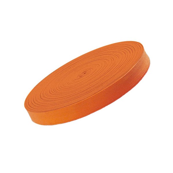 Ceinture sangle JUDO, rouleau 50 mètres - ORANGE