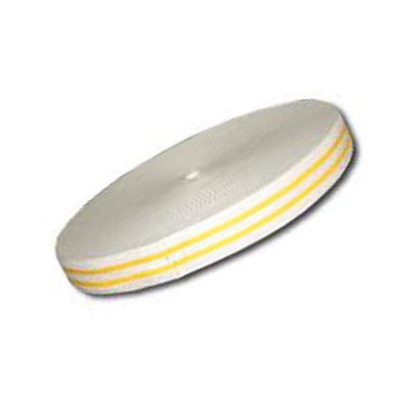 Ceinture sangle JUDO Eveil2, rouleau coton 50m - BLANC/2 TRAITS JAUNE