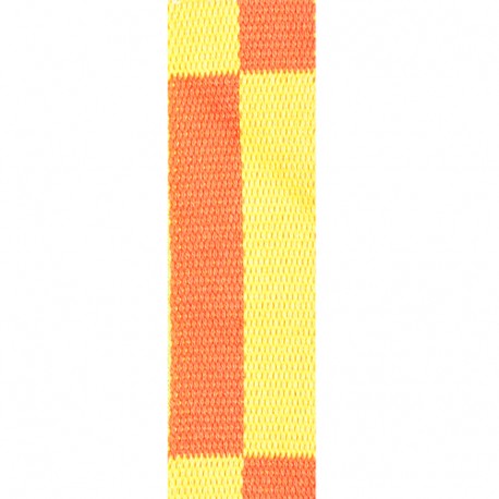 Ceinture sangle bicolore KARATE enfant - JAUNE/ORANGE