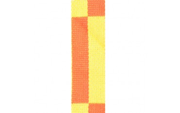 Ceinture sangle bicolore KARATE enfant - JAUNE/ORANGE