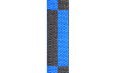 Ceinture sangle bicolore KARATE enfant - BLEU/MARRON