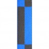 Ceinture sangle bicolore KARATE enfant - BLEU/MARRON