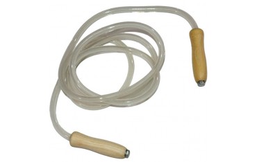 Corde à sauter tube plastique MB, long 280 cm, diam 10 mm, réglable
