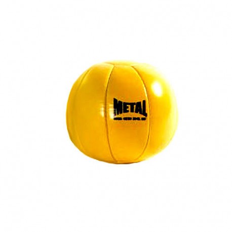 Médecine ball MB en vinyle, 1kg (jaune)