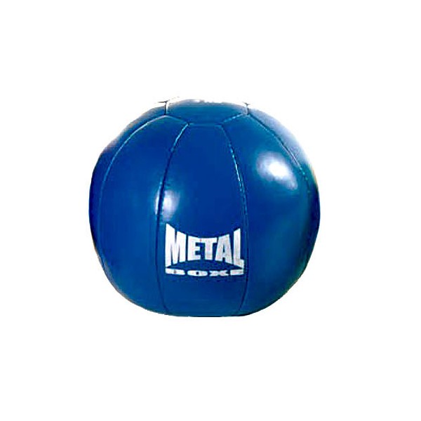 Médecine ball MB en vinyle, 3kgs (bleu)