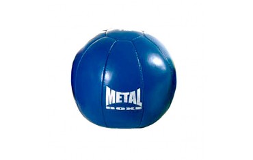 Médecine ball MB en vinyle, 3kgs (bleu)