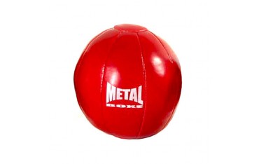 Médecine ball MB en vinyle, 4kgs (rouge)