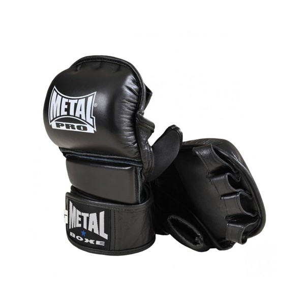 Gants de MMA comp. MB, Cuir, mousse injectée & néoprène, T. XL - NOIR