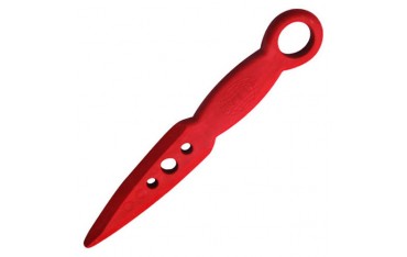 Couteau plastique FISFO, semi-rigide - ROUGE
