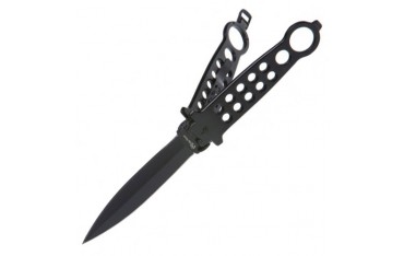 Couteau papillon "Balisong" MTECH (13 cm fermé, lame 10 cm)