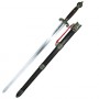 Epée chinoise semi-flexible avec fourreau, lame acier 75 cm