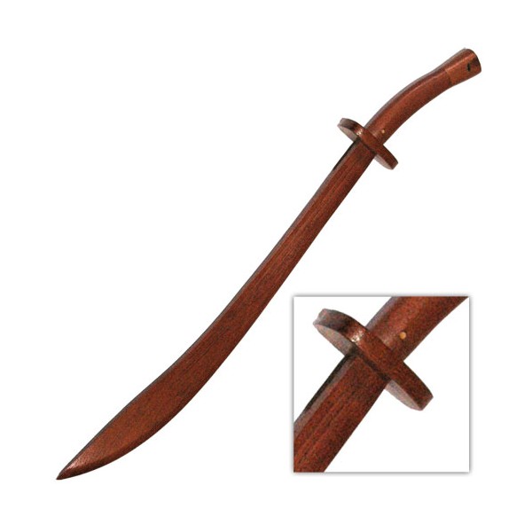 Sabre de Kung-Fu en bois, lame de 69 cm - Chêne rouge