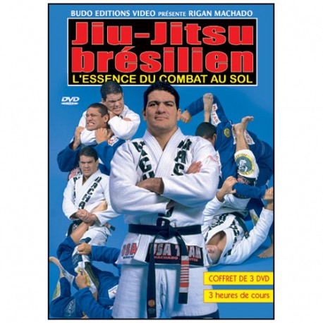 Jiu-Jitsu Brés., l'essence du combat au sol (coffret 3 DVD) - Machado