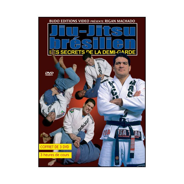 Jiu-Jitsu Brés., secrets de la demi garde (coffret 3 DVD) - R Machado