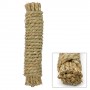 Poteau de makiwara en bois + Cible Raphia modèle rond