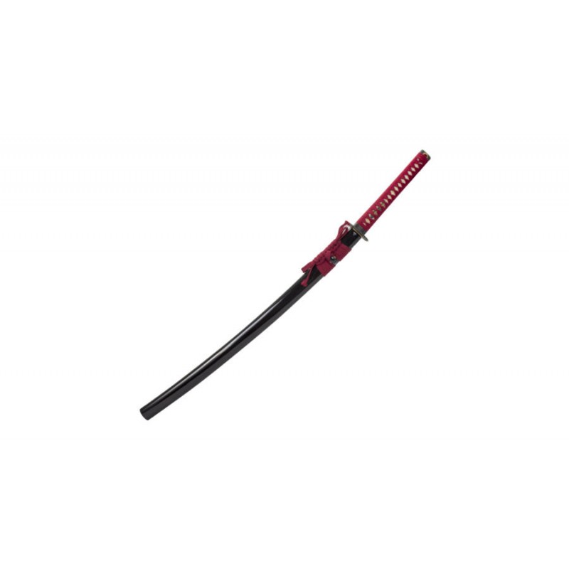 Katana Ninja tranch, lame acier 440 de 61 cm, fourreau plastique noir -  BudoStore