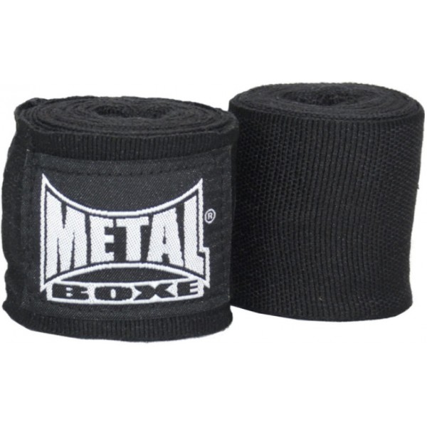 Sous-gants de boxe en coton élastique, Taille Sénior, METAL BOXE - NOIR -  BudoStore