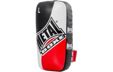 Pao Boxe Thai MB en PU Curtex, L (39x20x10cm) - Noir, blanc et rouge